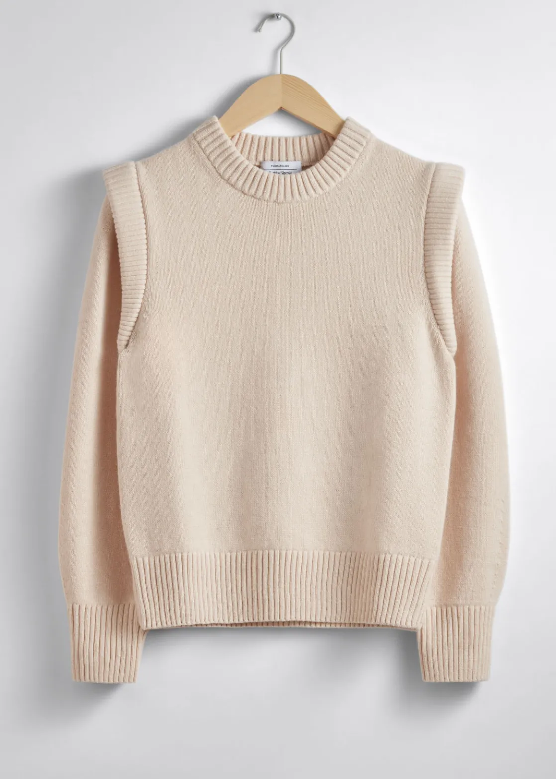 Extended Shoulder Merino Sweater