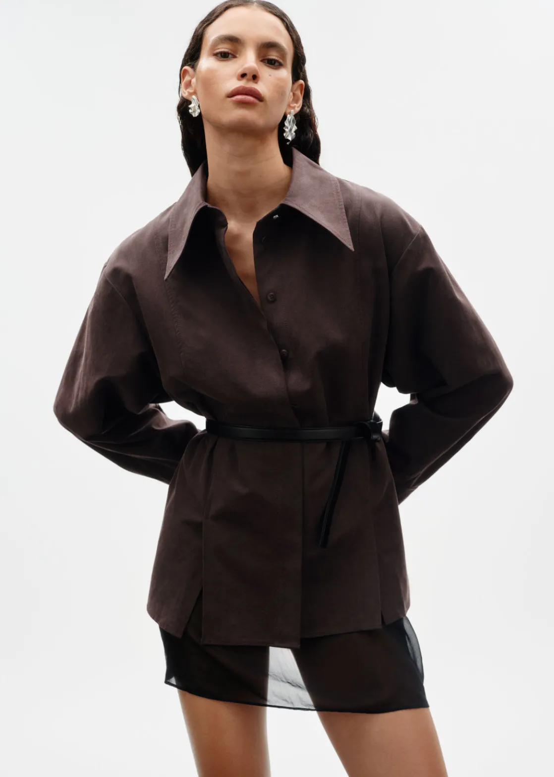 Silk-Blend Shirt