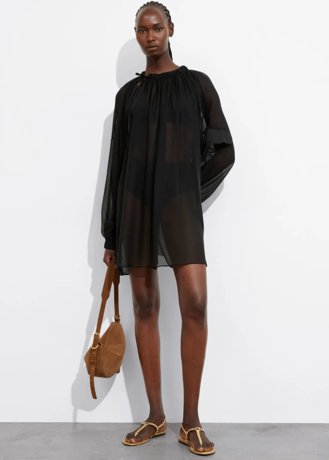Sheer Mini Dress
