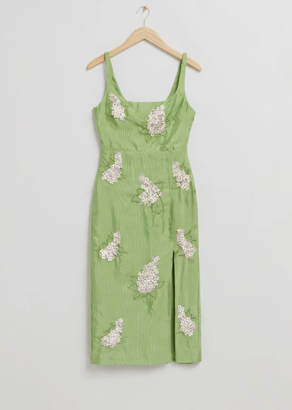 Floral Embroidered Midi Dress