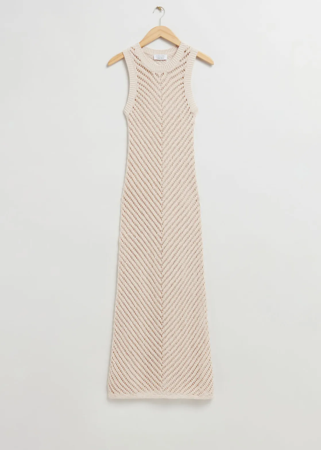 Herringbone Crochet Maxi Dress