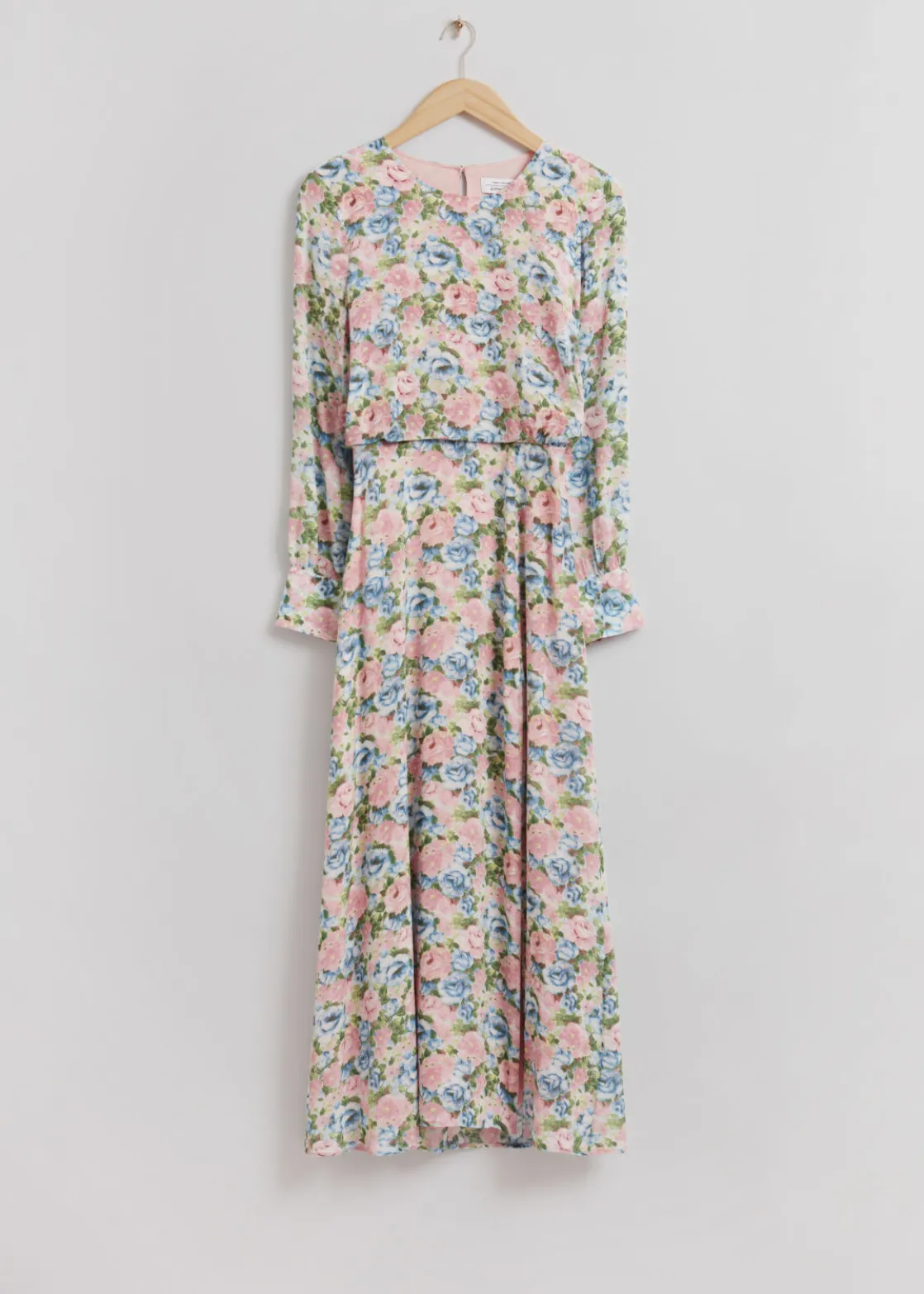Printed Side Slit Maxi Dress