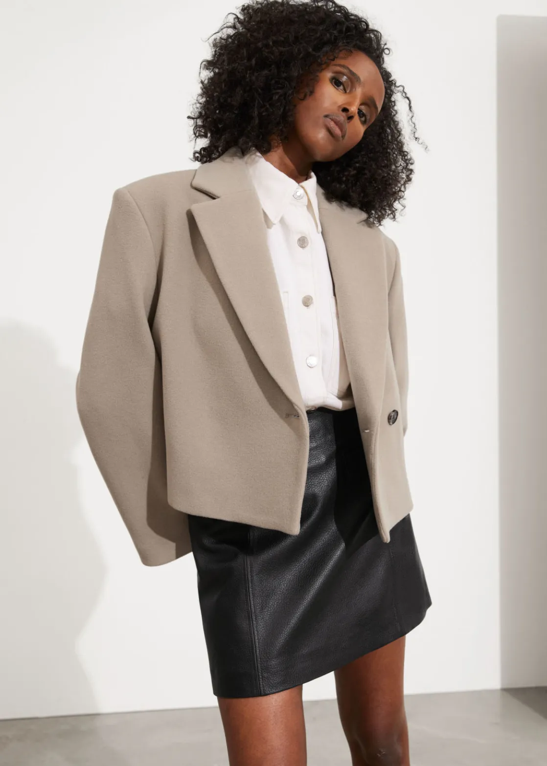 Leather Mini Skirt
