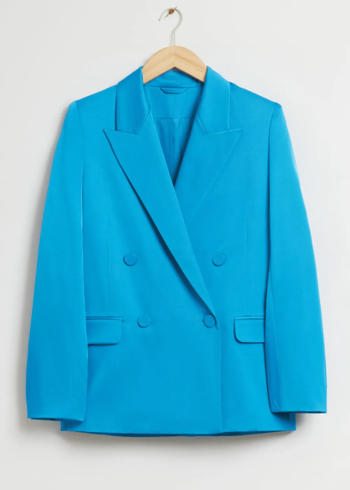 Tailored Double-Breasted Blazer