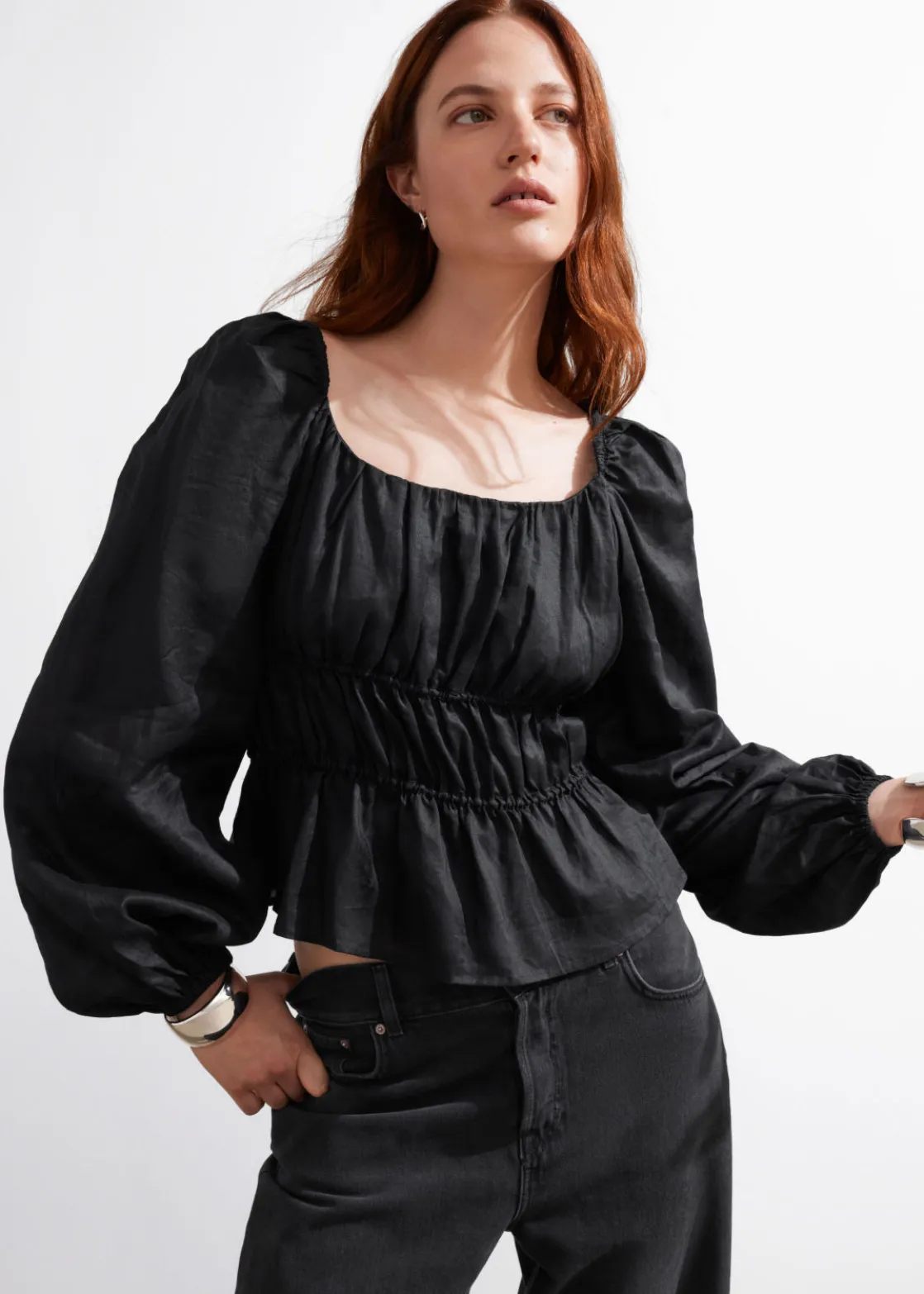 Gathered Blouse