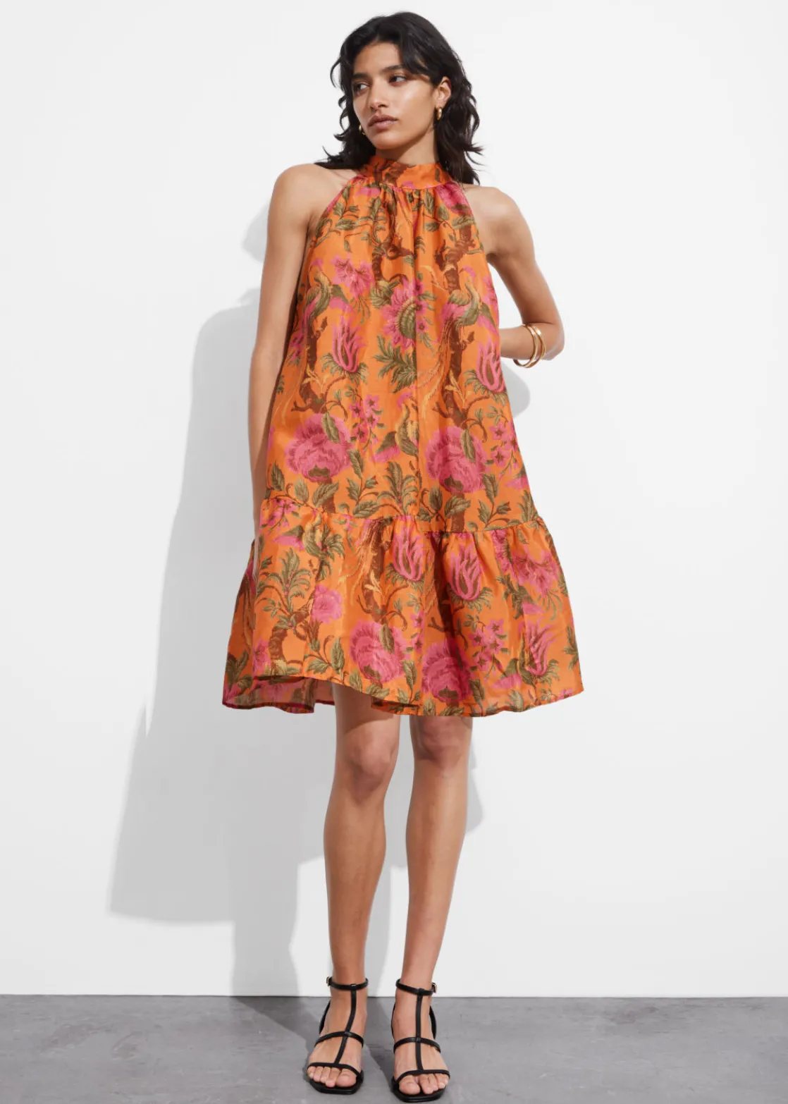 Bow-Detailed Mini Dress