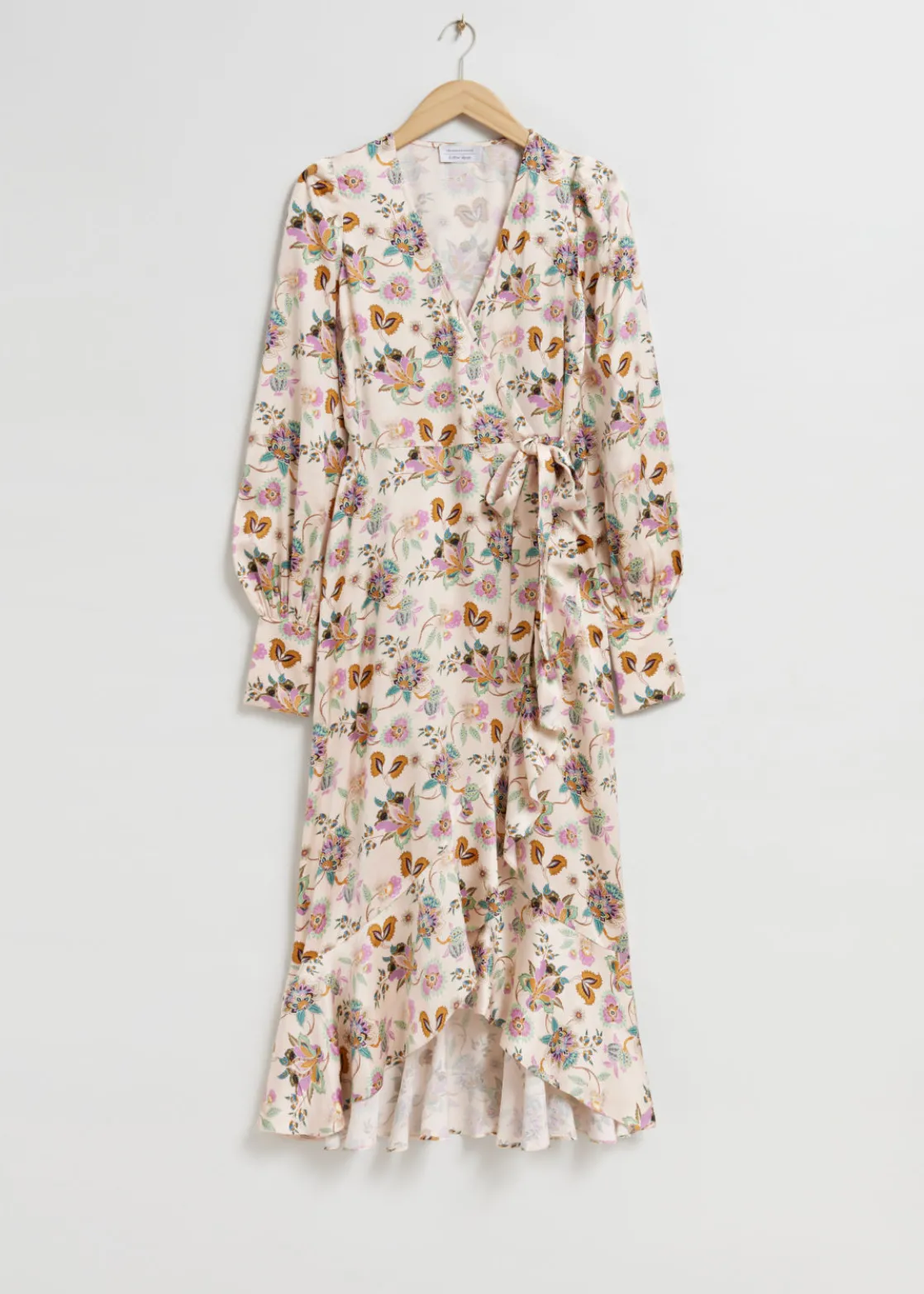 Ruffled Wrap Dress