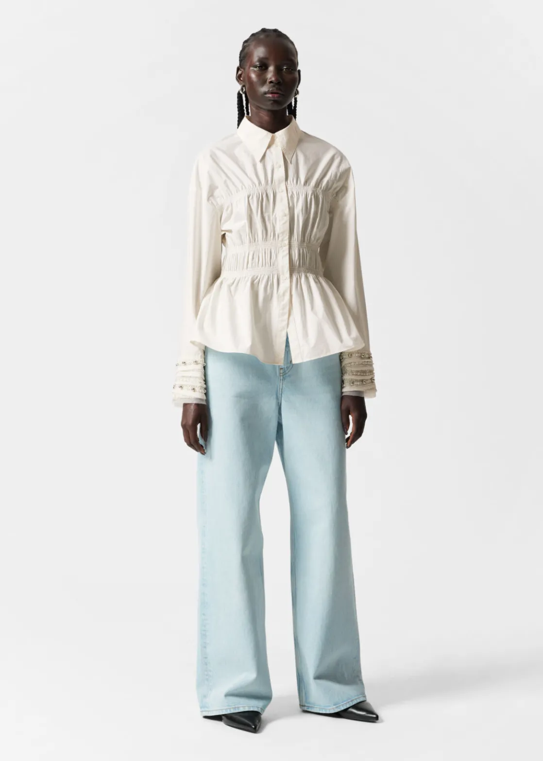 Smocked Shirt