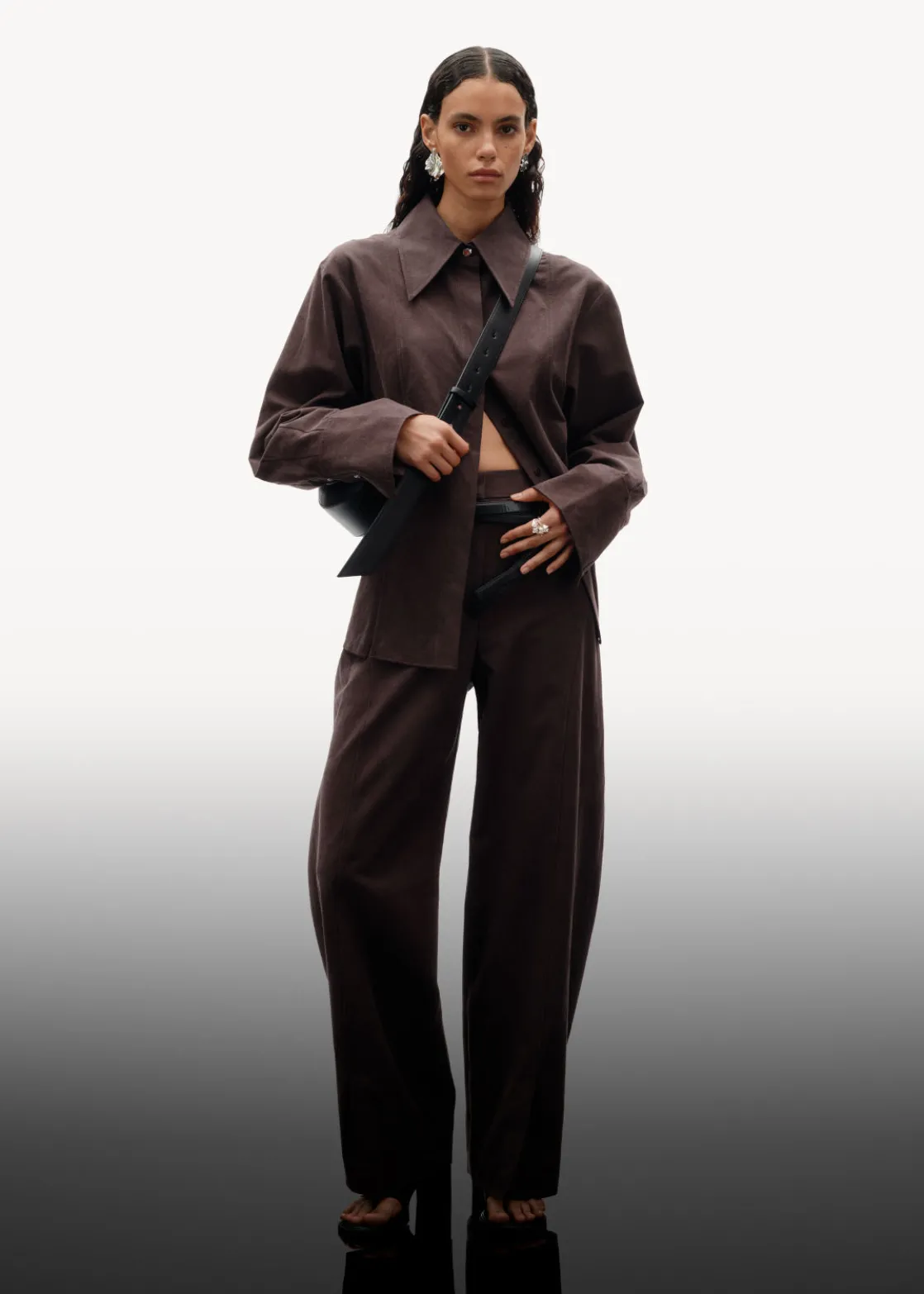 Tailored Silk-Blend Trousers