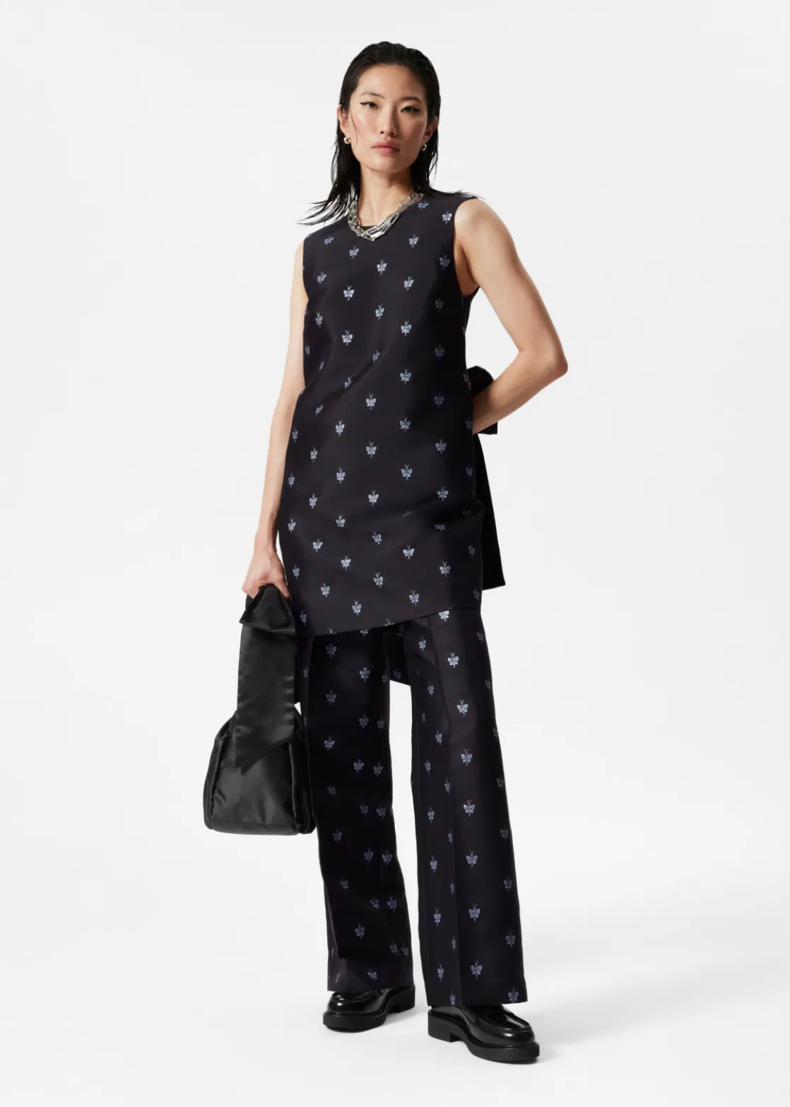 Jacquard Mini Dress