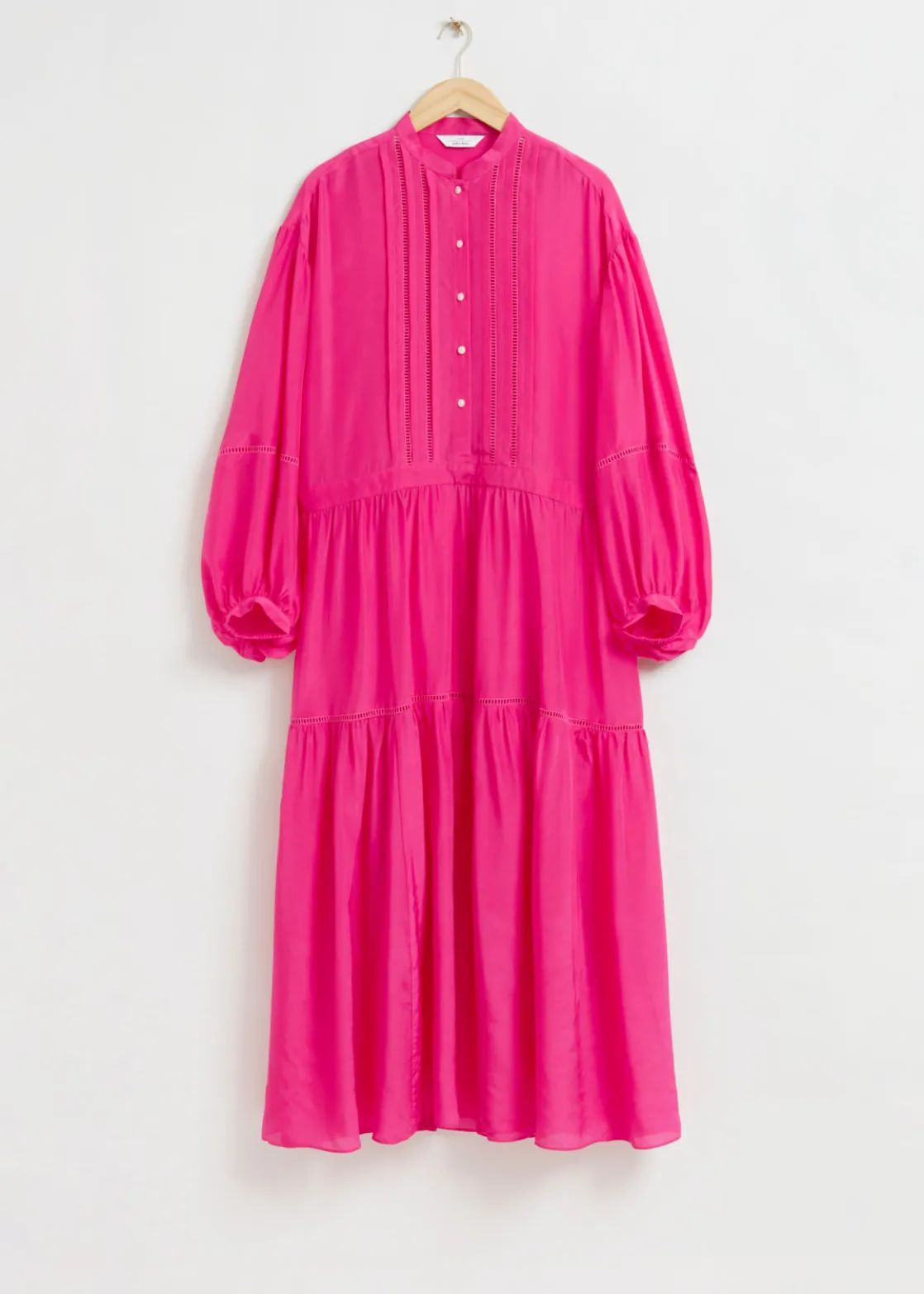 Relaxed Lace Trimmed Tunic Dress