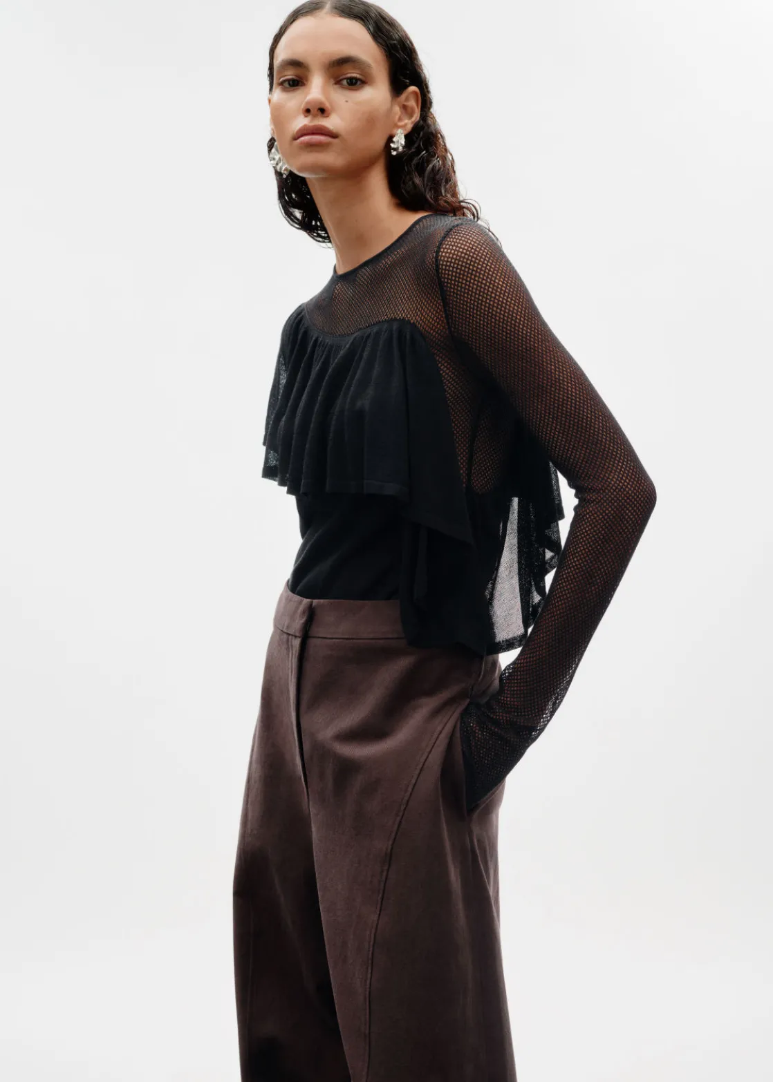 Layered Knit Top