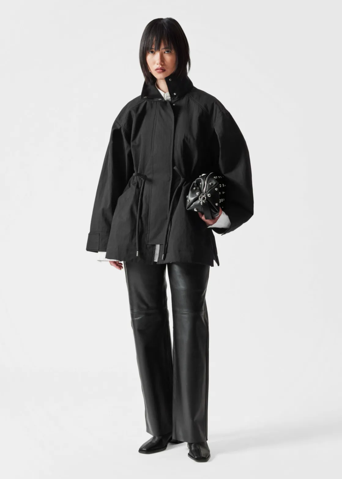 Drawstring Waist Jacket